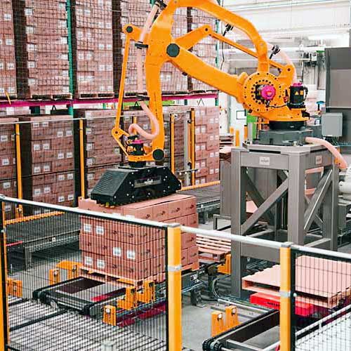 全自動(dòng)搬運(yùn)碼垛機(jī)械手設(shè)備