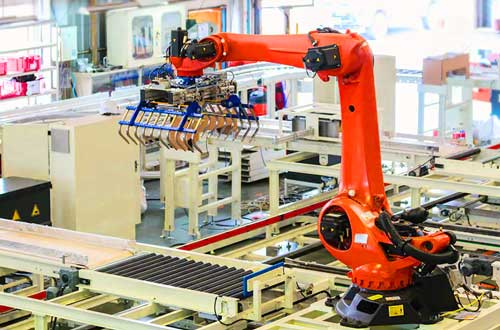 流水線自動(dòng)運(yùn)輸工業(yè)機(jī)器人