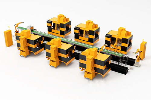 小型加工中心省空間自動(dòng)上下料裝置
