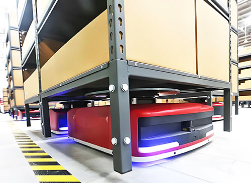 食品廠無人物料運(yùn)輸車