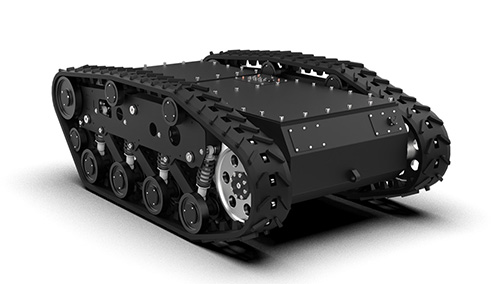 履帶式機(jī)器人底盤